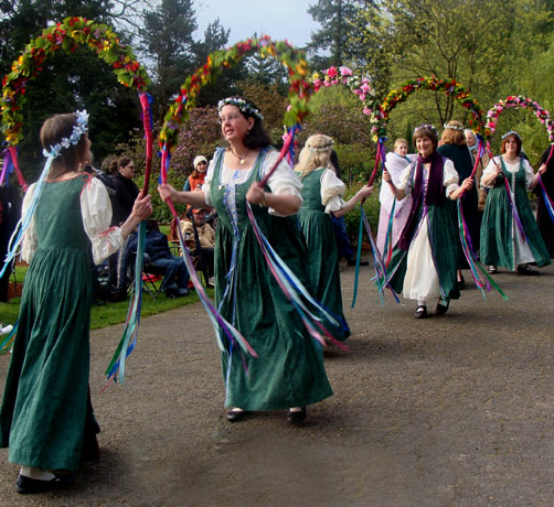 wild rose garland may day 2010 portland or